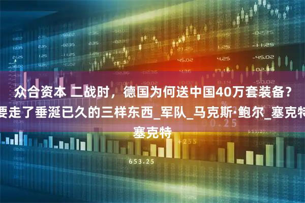 众合资本 二战时,德国为何送中国40万套装备?要走了垂涎已久的三样东西_军队_马克斯·鲍尔_塞克特